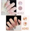 24 Stück Mode-Fingernägel mit Gelee-Kleber, abnehmbare Fake-Fingernägel, Vollabdeckung, künstliche Press-On-Fingernägel