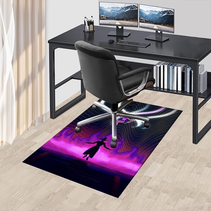 K-pop Charming Office Chair Mat: A Magical Home Decor Gift for Any Room - Perfect for Offices, Living Rooms, Bedrooms!.122368a