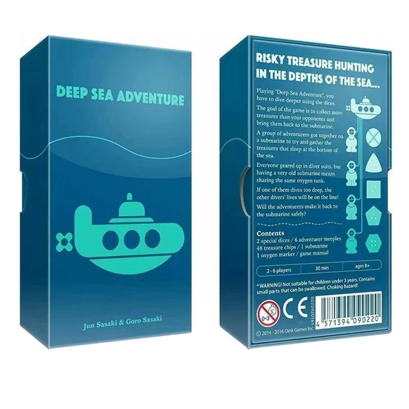 Deep Sea Adventure Game Card Strategy Treasure Hunt Game Card Casual Puzzle Board Game Strategy Card Family Gathering Game Card