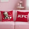 Marchio di fast food Kentucky Fried Chicken Federa Morbida Facile da Lavare Cuscino Versatile per Divano Letto Viaggio e Ufficio
