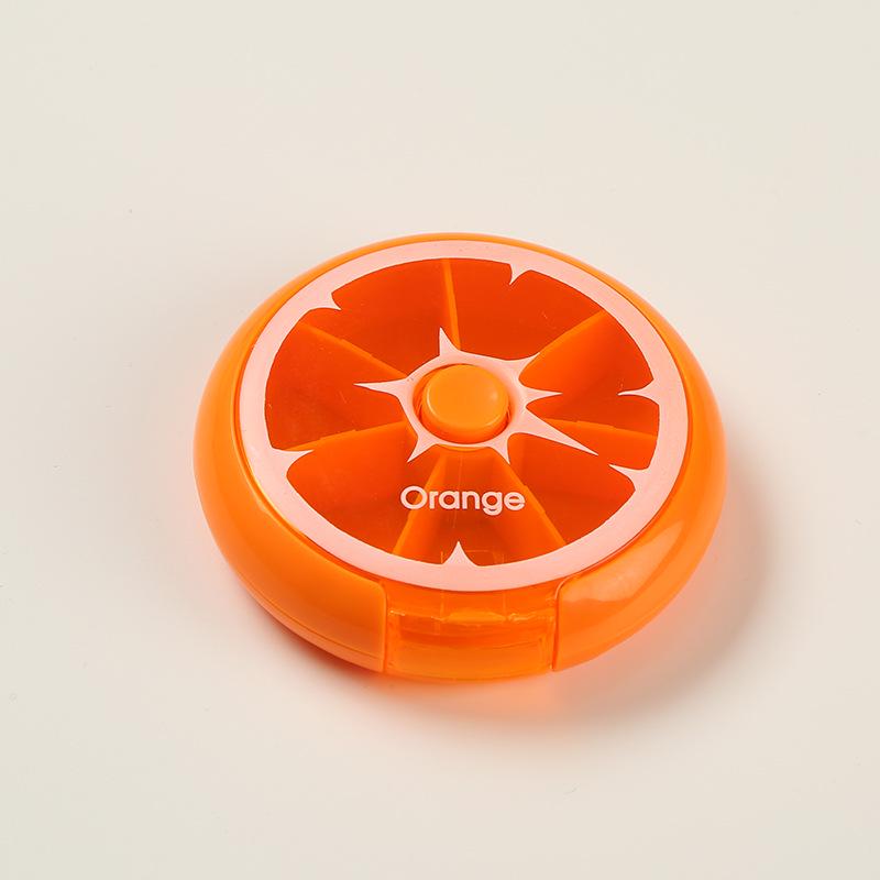 

Портативная дорожная аптечка с 7 отделениями — герметичное мини-хранилище таблеток на одну неделю 9*2.5cm