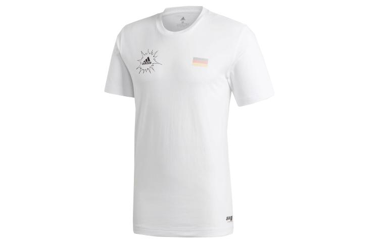

Adidas Soccer Jerseys Men s White Moderate Straight Fit FQ7638 S