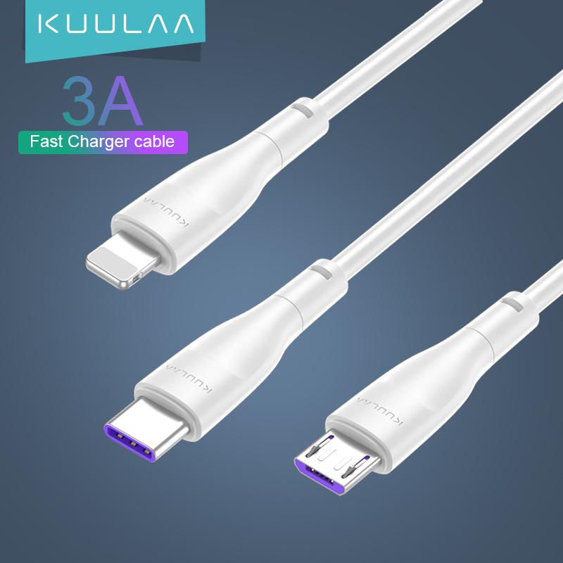 

Зарядный кабель Kuulaa Type-C-1M чёрный