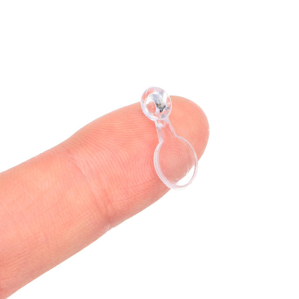 500 Pcs Transparent Clear Cabochon Pendants Flat Pad Pendants Bails  for Jewelry Pendant Making