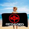 Arasaka Corporation Logo Microfiber Printed Beach Towel Mountain Climbing Yoga Beach Swimming Running Absorbent Soft Towel
