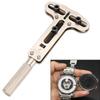 Metal Three Jaw Watch Back Case Opener Cover Remover Wristwatch Repairing Tool with Accessory