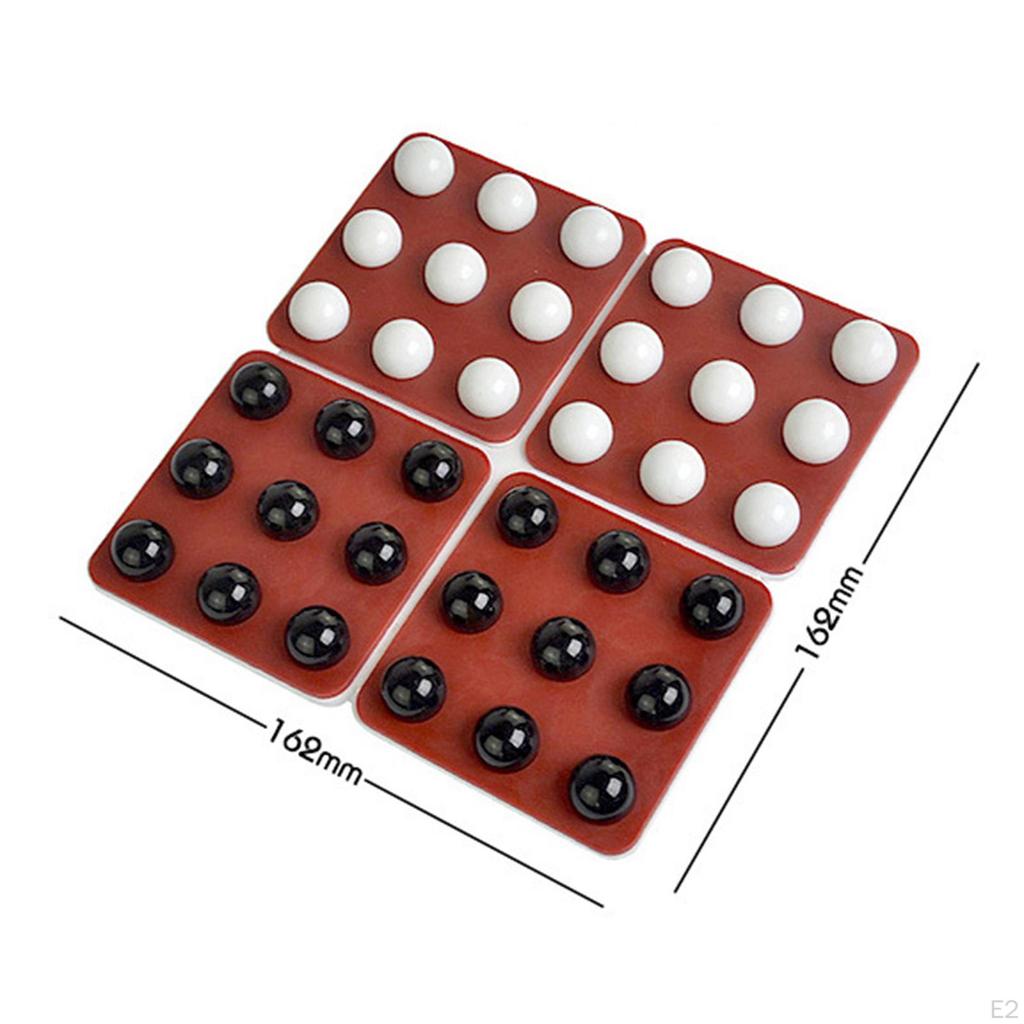 Go Board Game Set Gobang 2 Player Tabletop for Families Beginner Adults