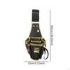 Electrician Tool Pouch with Multiple Pockets Multipurpose Utility Belt Waist Bag for