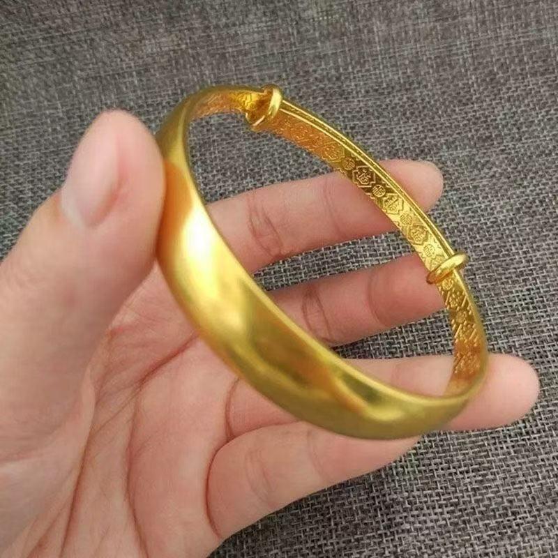 

Classic Women s Adjustable Wide Band Bracelet with Smooth Surface