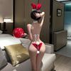 Sexy Christmas Costume Sexy Bodysuits Cosplay Santa Lingeries Hollow Out Backless Erotic Playsuit Uniform Temptation Pajamas