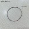 Fashion Jewelry Non Fading Waterproof Metal Ball Multiple Models Quality Smooth Solid Beads Elastic Stainless Steel Bracelets
