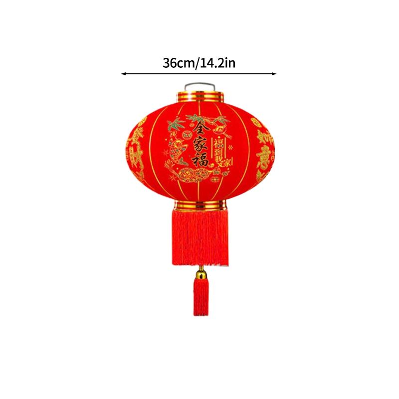 2026 Chinese New Year Hanging Pendant Decoraitons Red Lanterns Spring Festival Celebration Good Fortune Foldable Lantern