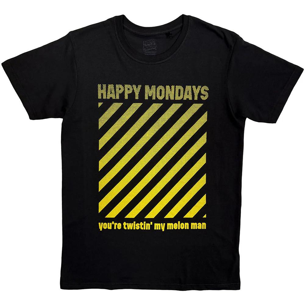 Happy Mondays T-Shirt: You re Twistin My Melon Man (Black) OFFICIAL NEW S
