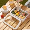 Wheat Straw Lunch Box With Soup Bowl For Office Workers And Students Packaged Food Storage