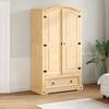 VidaXL Wardrobe Corona 102x52x186 Cm Solid Pine Wood, Storage Cabinet, Wardrobe Organizer, Closet, 4012156