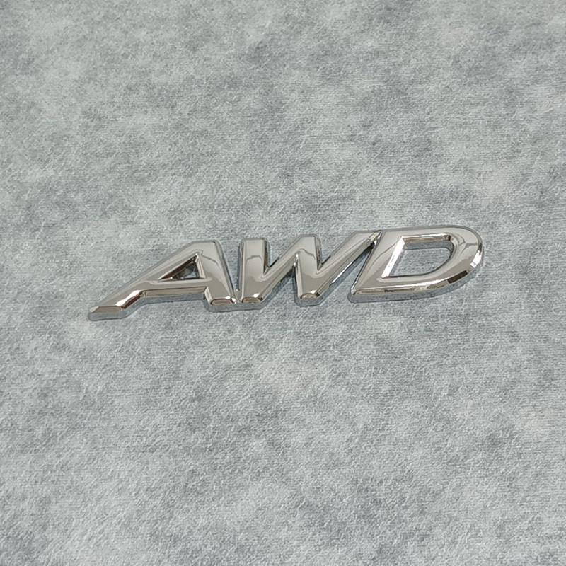 New Car Styling 3D AWD 2.0 2.5 Skyactive Metal Chrome Zinc Alloy Emblem Car Body Badge Sticker for Mazda 3 CX-3 CX-5 RX-8 RX-5