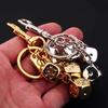 Créativité Dés Dorés Porte-clés Pendentif Portable Charme Porte-bonheur Pendentifs Hommes Femmes Sac à dos Bijoux Accessoires