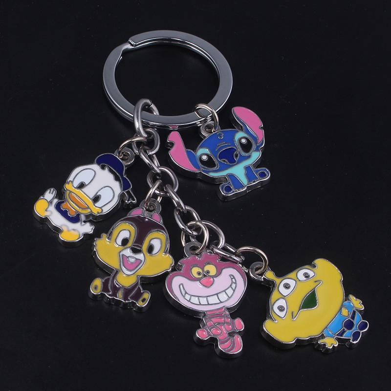 Stitch Anime Keychain Metal Pendant Cartoon Character Gift For Collectors