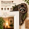 Modern Door Corner Pendant Wooden Animal Door Sign Gate Top Decoration Owl Door Frame  Gift
