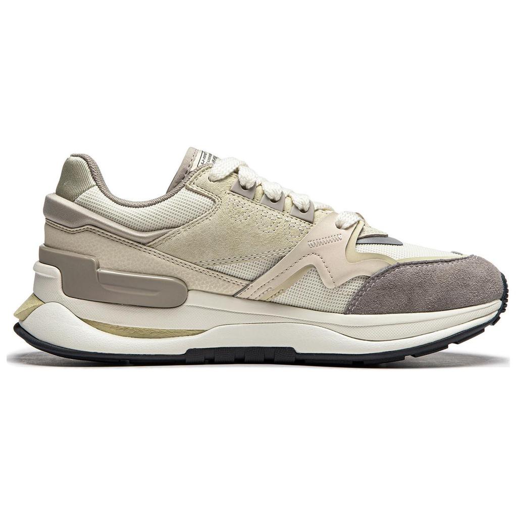 New LiNing Sports Life Collection Cushioning Anti Slip And Wear Resistant Low Top Casual Shoes Men's Gray AGCU079-1