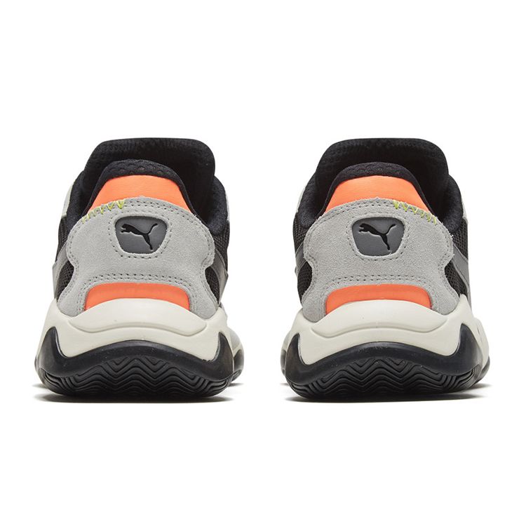 Puma Storm Stitching Lace-Up Sports Shock Absorbing Waterproof Low-Top Casual Shoes Unisex sneaker Cement-Gray 372274-03