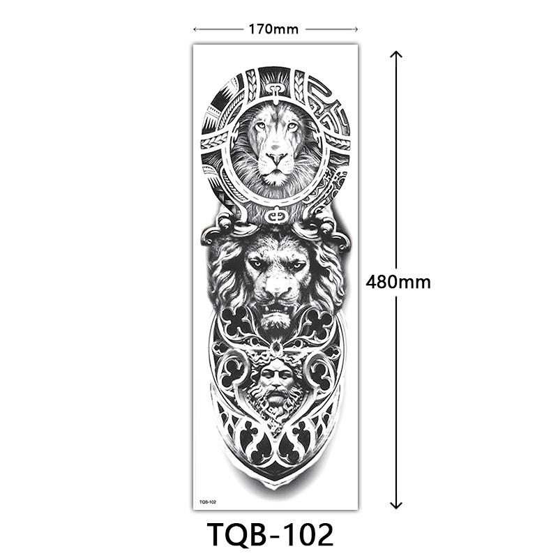 Full Arm Tattoo Sticker Full Arm, Full Arm Big Picture Tattoo Sticker, Flower Arm Tattoo Sticker Tattoo