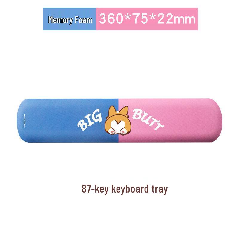 Cartoon Cute Girl 3D Silicone Mouse Pad with Wrist Rest for Office & Esports