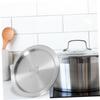 OKUMEYR 14cm Universal Lid for Cooking Pots and Pans, Stainless Steel Frying Pan Cover, Replacement Stockpot Lid for Milk, Boiling Prevention, Spill P