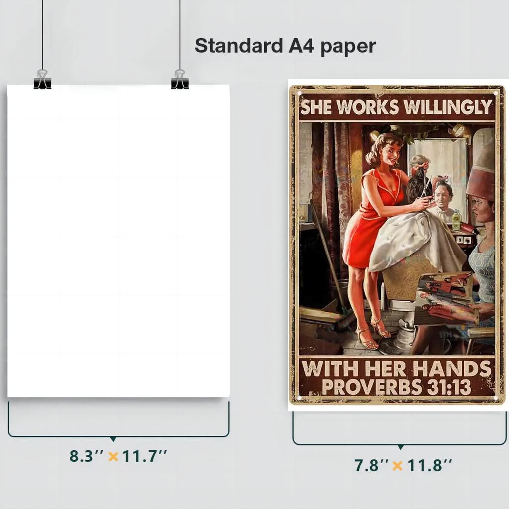 Vintage Kuaför Metal Teneke Tabelalar Kuaför Metal Posterleri Berber Dükkanı Güzellik Salonu Ev Kahve için