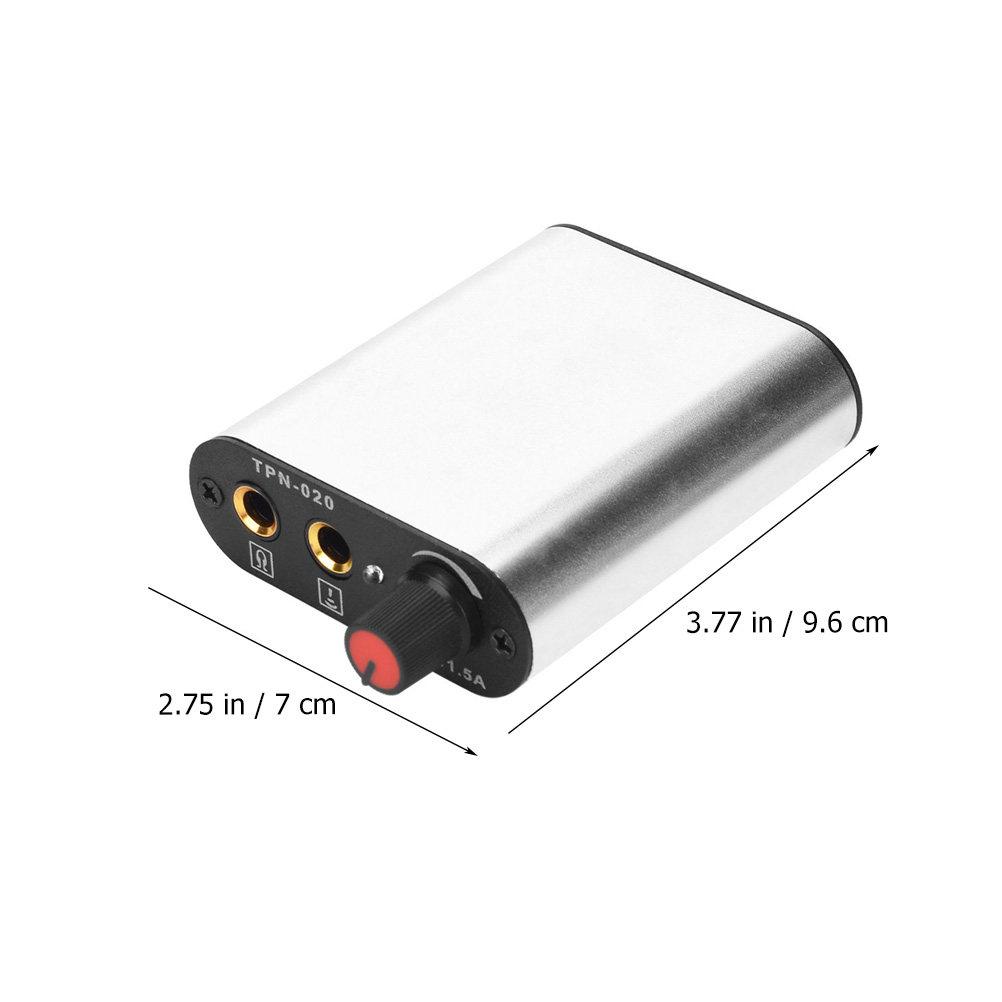 1Set Tattoo Power Adapter Power Voltage Regulator Durable Stainless Steel Tattooing Equipment Voltage Stabilizer for Tattoo