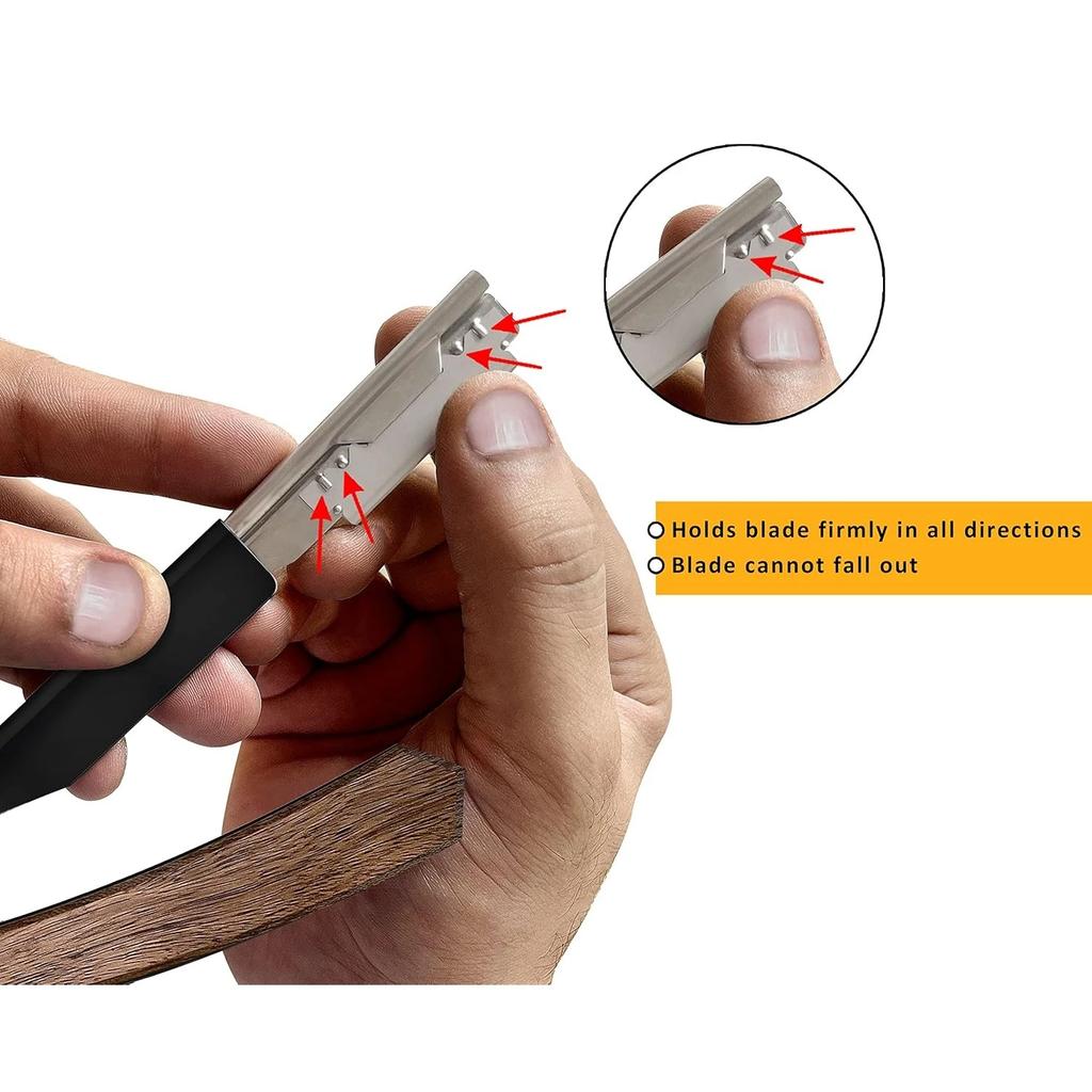 Straight Razor for Men, Professional Barber Razor with 100 Single Edge Blades, Straight Edge Single Blade Razors for Men