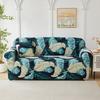 Comfortable High Elasticity Sofa Cover Removable Print Design Couch Cover Soft Washable Sofa Slipcover Bedroom