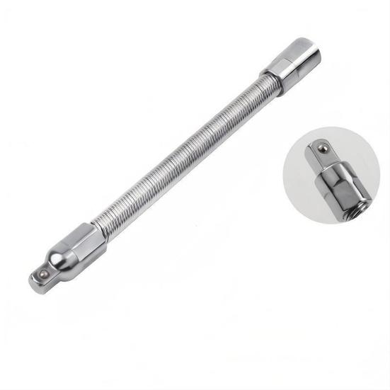 1/3Pcs Flexible Shaft Extension Bar 3/8" 1/4" 1/2" Drive Bendable Socket Wrench Extender