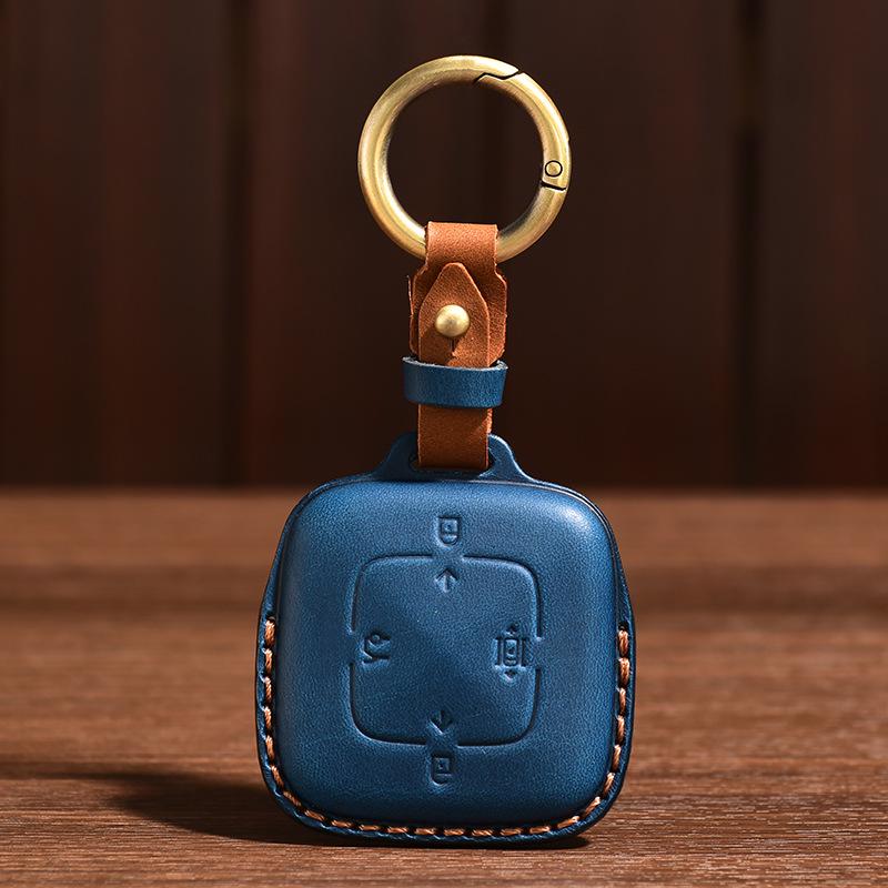 

Retro Distressed Handmade Genuine Cowhide Car Key Case for Zeekr