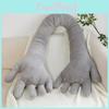 Nordic Creative Funny Blue Hand Shape Plush Pillow Gift For Girls And Boys