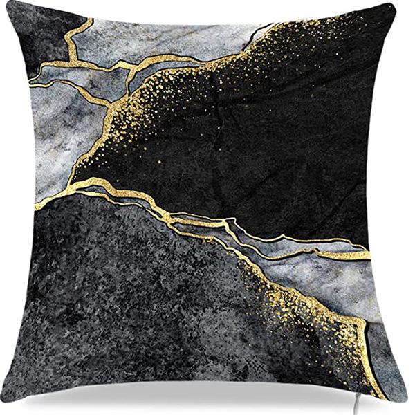 New Summer Hot-selling Light Luxury Series Simple Marble Sofa Bedside Cushion Pillow Cover