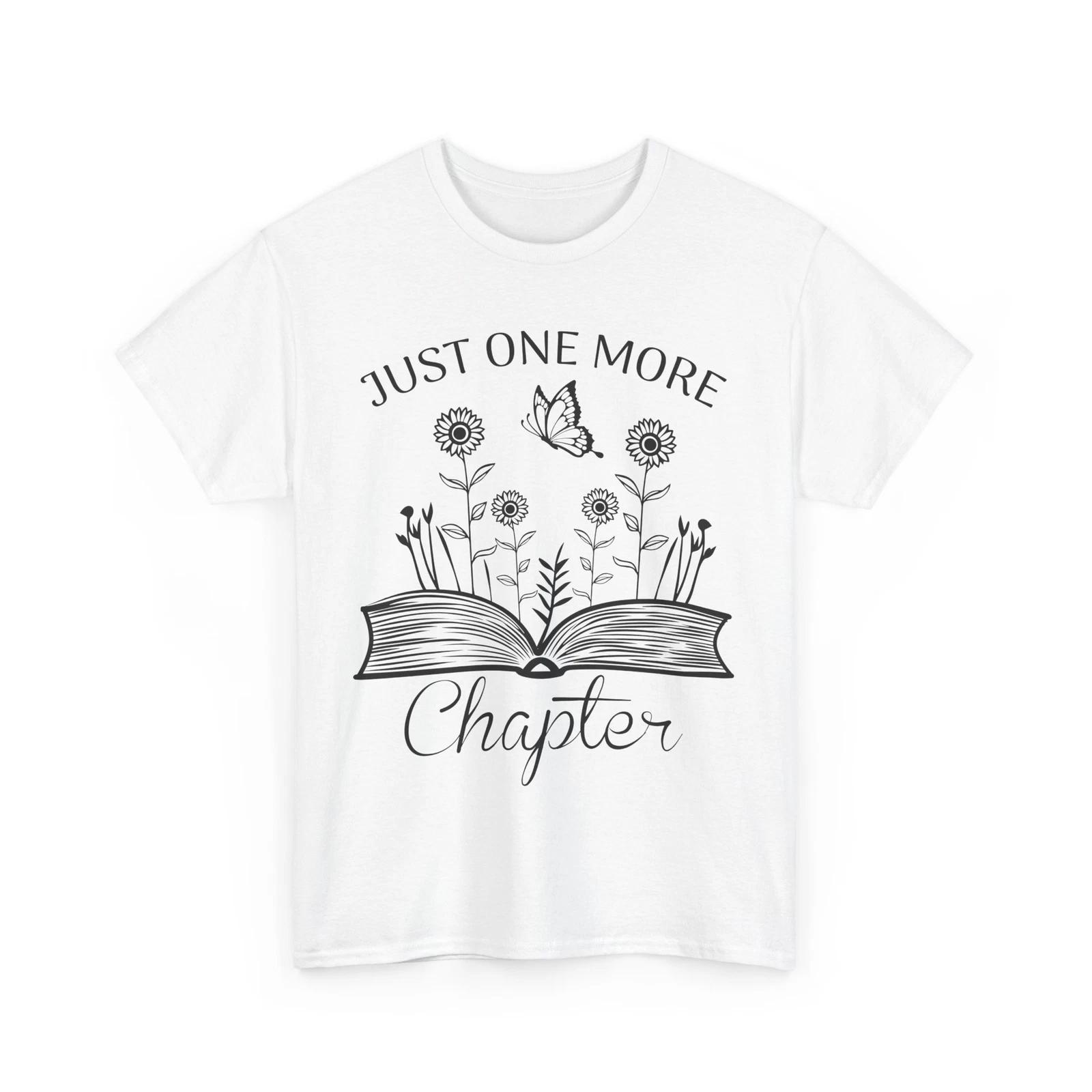 Book T-Shirt | Booktrovert T-Shirt | just one more chapter Shirt L