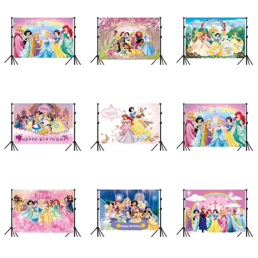 Frozen Background Decoration Banner For Festive Events With Cartoon Design For Party Decor