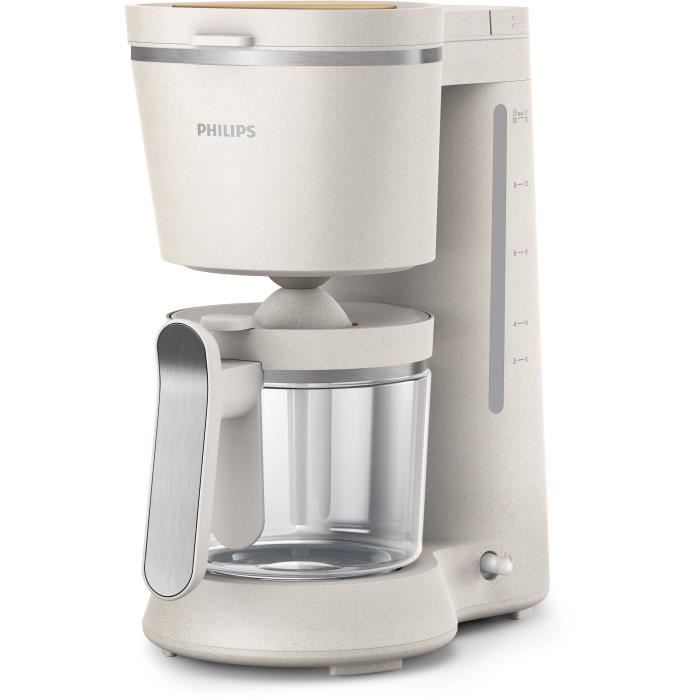 Cafetiere filtre - PHILIPS - HD5120/00 - Collection Eco-Conscious - 1.2L - 1000W - Creme