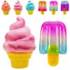 Cream Ice Squeeze Squishy Summer Sensory Stress Easing Slow Rising Cute Squeeze Stress Balls Easter Basket Stuffers