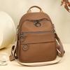 Solid Color Women's Multi-Function Backpack Large Capacity Commuter Travel Backpack