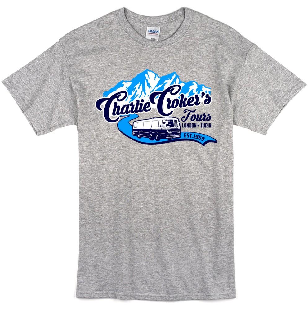 Charlie Crokers Tours T-shirt Inspired by Italian Job Retro Mini Car Film S