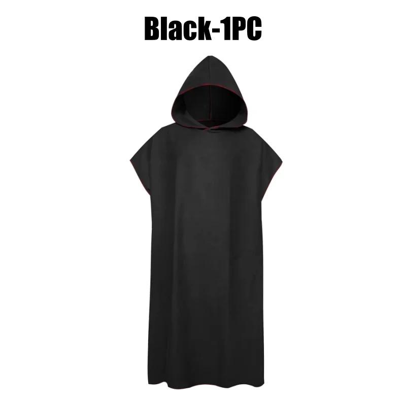 Quick Dry Hooded Microfiber Towel For Men Women Swim Beach Travel Surf Sauna Changing Cape Bathrobe Play Bath Accessory
