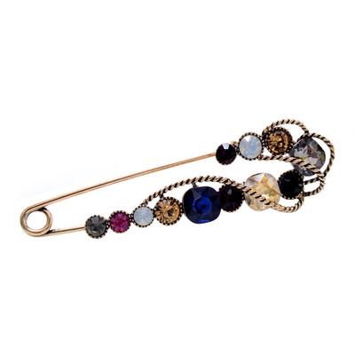 Nieuwe Strass Grote Speld Broches Voor Vrouwen Vintage Trui Mode Ontwerp Bruiloft Sieraden Hoge Kwaliteit