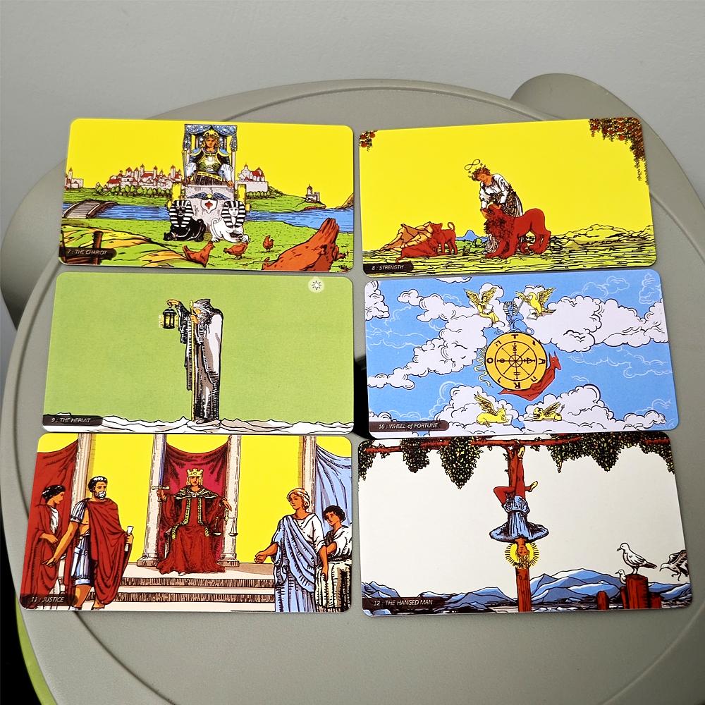RWS Panorama Tarot 10.3*6cm 78 Pcs Cards When Wide Angle Lens Show You New Perspective of RWS Portable Size