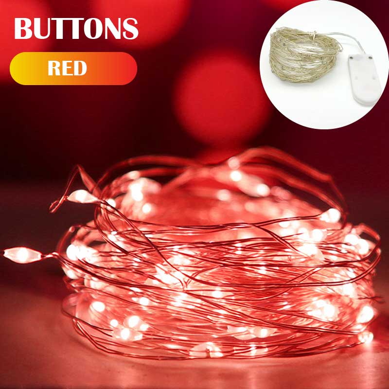 5M 10M 20M Fairy Light New Year LED Christmas Light Waterproof Copper Wire String Light for Wedding Garland Party Curtain Light
