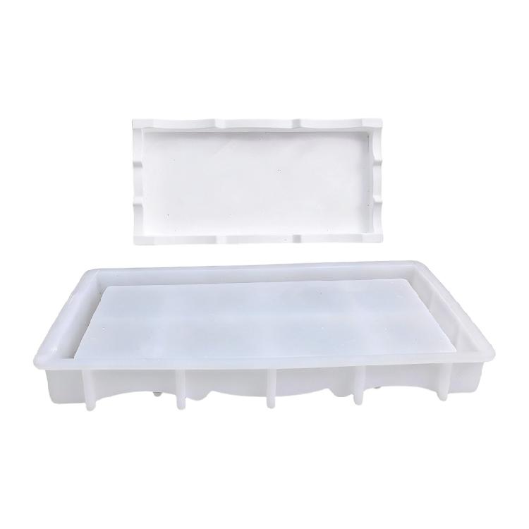Sturdy Rectangular Silicone Mould For Crafting Resin Dishes And Holders 1