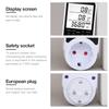 Digital Voltages Wattmeter Power Meter Consumption Watt Energy Sockets 230V Electricity Fees Analyzers Monitors