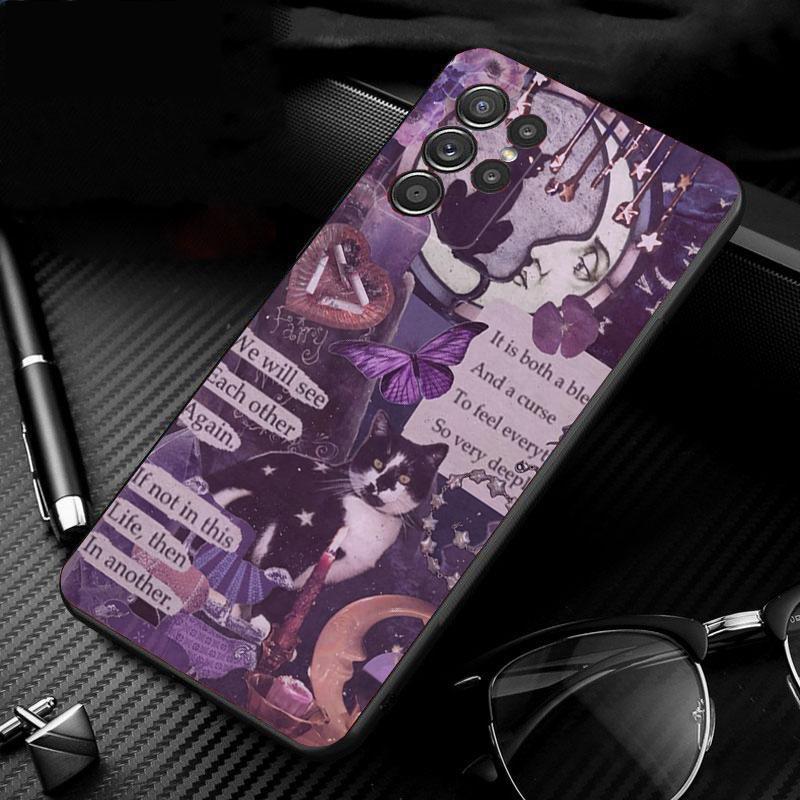 

Phone Case For Samsung Galaxy S25 S24 S23 S22 S21 Ultra S24 S23 S22 S21 S25 Plus S24 S25 FE Purple Aesthtic S25Plus