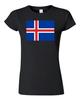 Junior Iceland Country Flag Nordic Europe Nation State Patriotic DT T-Shirt Tee Unisex T-Shirt